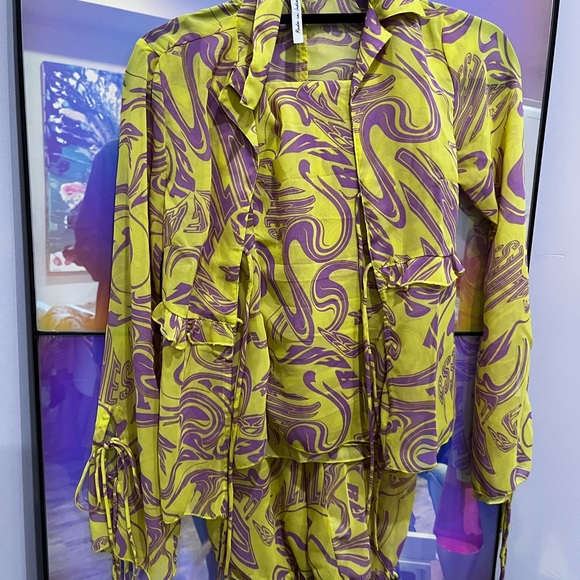 ASYOU chiffon tie bold abstract graphic set - Picture 12 of 12